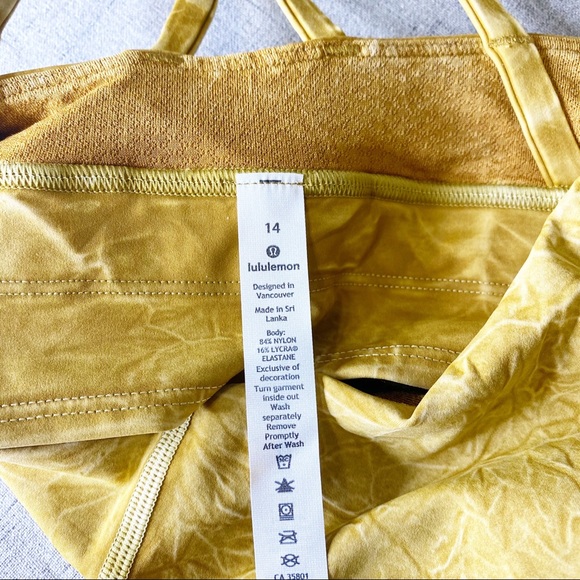 Lululemon Energy Bra Dyed Long Line Sports Bra 14 - Picture 8 of 10